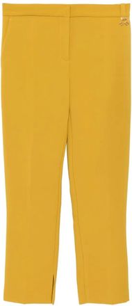 Elisabetta Franchi Pantaloni in crêpe - Giallo
