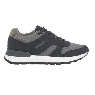 Lambretta Heren Echo 2 Sailor Mesh Laaggesneden Platte Trainers (Marine/Grijs)
