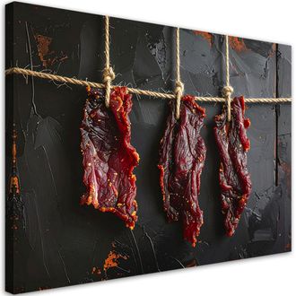 Feeby Cuadro Sobre Lienzo, Carne Roja Seca, 120x80