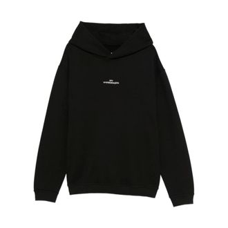 Maison Margiela Hoodies & sweatvesten, Heren, Zwart, M, Katoen, Hoodie met logo