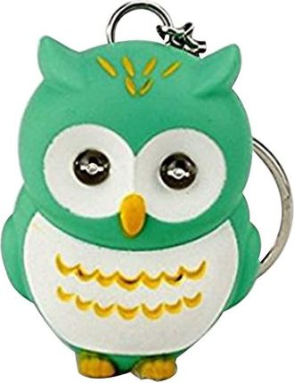 Generic Novelty Owl Keychain Light Up Key Ring Fun Bag Filler SoundDeft Processed