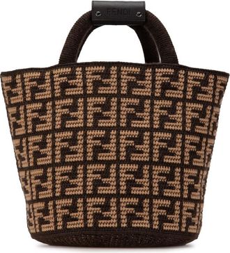 Fendi Pre-owned Fendi Zucca Cashmere Shopping Tote Ladies 9ML8SSC54KR4IMWS