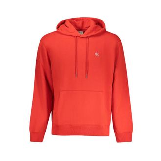 Calvin Klein Hoodies & sweatvesten, Heren, Rood, 2Xl, Katoen, Hooded Sweatshirt