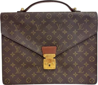 Louis Vuitton Monogram Brown Monogram Briefcase (Pre-Owned)