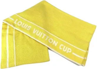 Louis Vuitton Pre-owned Scarves, female, Yellow, Size: ONE SIZE Pre-owned Stole