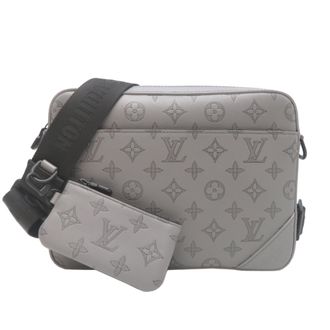 Louis Vuitton Gray Monogram Shadow Pouch Shoulder Bag (Pre-Owned)