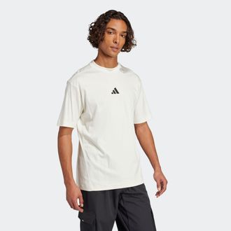 adidas T-Shirt ADIDAS SPORTSWEAR M CE TEE UPF, Herren, Gr. XXL, weiss (sanftes wei&szlig;), Obermaterial: 100% Baumwolle, Rundhals, Shirts T-Shirt