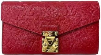 Louis Vuitton Pre-owned Wallets, female, Red, Size: ONE SIZE Pre-owned Vintage Leather Wallet