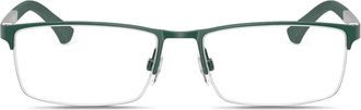 Emporio Armani Occhiali squadrati - Verde