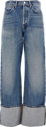 A Gold E Jeans Big Cuff - - Jeans - Donna - Blu - W27