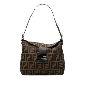 Fendi Pre-owned Shoulder Bags, female, Brown, Size: ONE SIZE Pre-owned Zucca Shoulder Bag