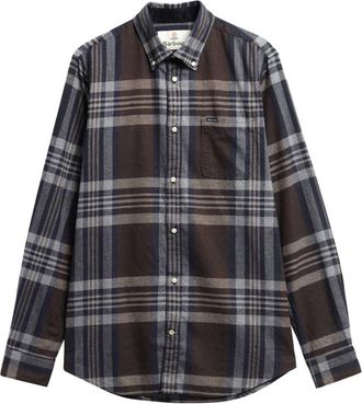 Barbour Dovedale Tailored Checked Shirt - Heren - Overhemden - Veelkleurig - Maat: XL Katoen