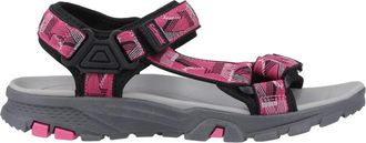 Cotswold Dames Stanton Sandalen (Zwart/Fuchsia)