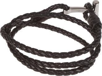 Tom Ford Geweven armband - Heren - Armbanden - Zwart - L - Accessoires