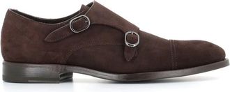 Henderson Bruine platte schoenen met dubbele gesp - Heren - Nette schoenen - Bruin - 45 EU - Schoenen