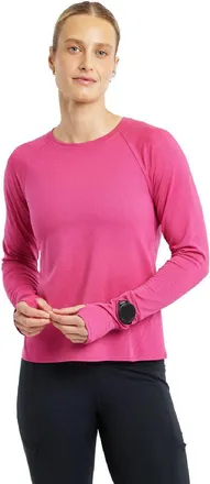 Oiselle Womens Flyout Long-Sleeve Shirt Pink XS
