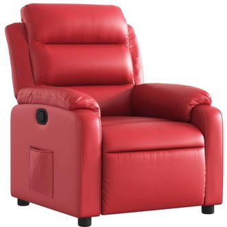 vidaXL Vidaxl - Sill&oacute;n Reclinable De Cuero Sint&eacute;tico Rojo
