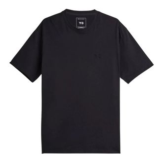 Yohji Yamamoto Logo-Detail T-Shirt - male - Y-3 - T-Shirts - Black - L - Tops
