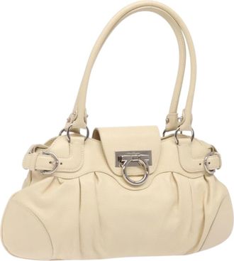 Ferragamo Marisa Satchel Leather Leather Bag (Pre-Owned)