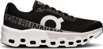 On Mens Cloudmonster 2 Running Shoe In Black/frost