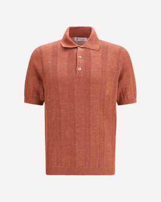 Brunello Cucinelli Cotton Polo Male 46