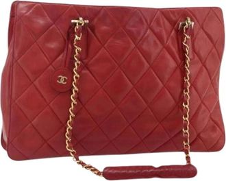 Chanel Pre-owned Shoulder Bags, female, Red, Size: ONE SIZE Pre-owned Vintage Shoulder Bag