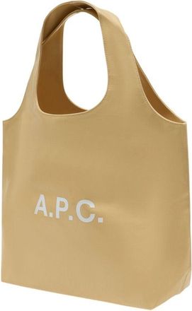 A.P.C. Unisex Ninon Tote Beige Cotton