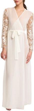 Rya Collection Vija Sheer Robe in Ivory at Nordstrom Rack, Size Medium/large