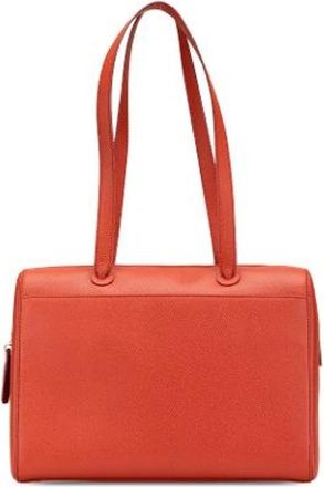 Chanel Pre-owned Shoulder Bags, female, Orange, Size: ONE SIZE Pre-owned Shoulder Bag