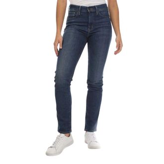 Levi's Denimjeans met hoge taille en rechte pijpen voor dames (Non-stop)