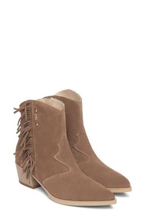Nero Giardini Fringe Western Bootie in Whiskey at Nordstrom, Size 9Us