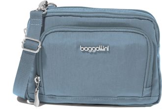 Baggallini Triple Zip Small Convertible Crossbody Bag