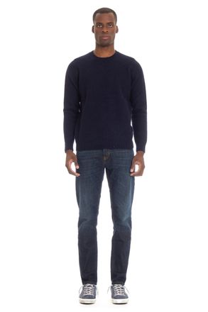Drumohr Supersoft Brushed Wool Crewneck Sweater