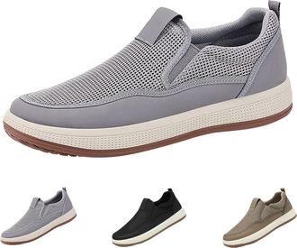 Generic Mens Business Trainers, Slip-On Trainers, Lightweight Indoor Shoes, Elegant Suit Shoes, Flat Sole, Mens Walking Shoes, Plain Jogging Shoes, Comfortabl