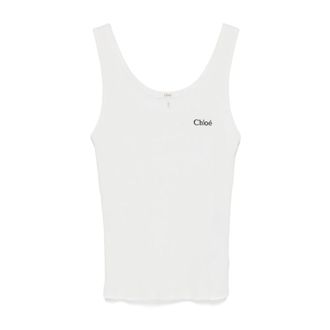 Chlo&eacute; Dames, Tops, Wit, Maat: M Jersey