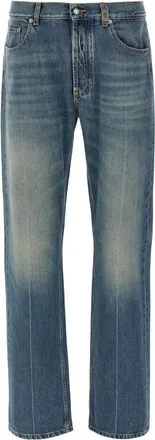Alexander McQueen Hombre, Vaqueros, Azul, Talla: L