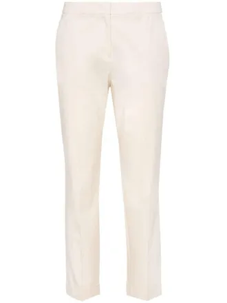 Etro cropped gabardine trousers - Neutrals