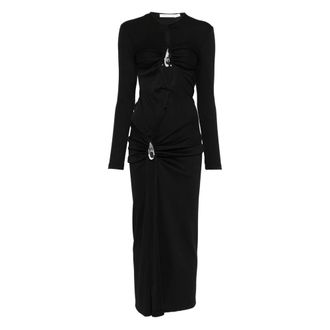 CHRISTOPHER ESBER Gowns, female, Black, Size: 2XS Open Twist Verner Lace Dress