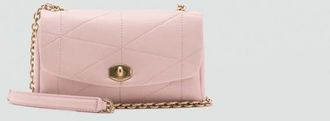 Mango Borsa a tracolla falda nude - Donna - Taglia unica - MANGO