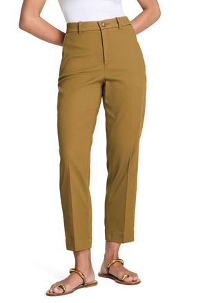 Spanx SPANXsupersmooth Stretch Twill Straight Leg Pant in Flax at Nordstrom, Size Medium