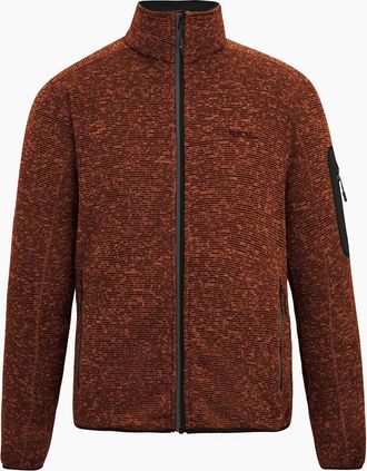 Regatta Mens Regatta Mens Newhill Marl Full Zip Fleece Jacket - Red - Size: 46/Regular