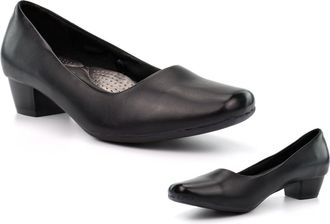 Generic Ladies Slip On Shoes Size 3 Ladies Slip On Shoe Size 9 Womens Court Shoe Womens Block Heel Shoes Low Heels Low Heel Block Heels Sizes 3-9 Black 3 UK