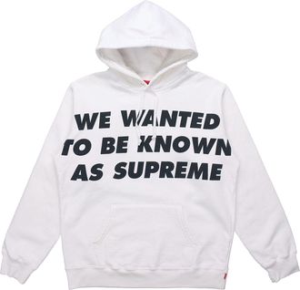 SUPREME SS20 Week 1 Known As Hooded Sweatshirt SUP-SS20-074