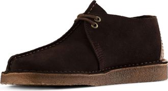 Clarks Clarks Originals Desert Trek Mens Desert Shoes in Dark Brown - 8 UK