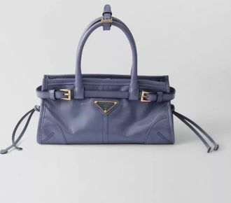 Prada shoulder bag adjustable strap buckle detail handles