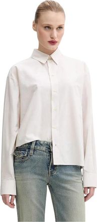 Maison Margiela Shirts - Dames - Overhemden - Wit - L - Overhemden