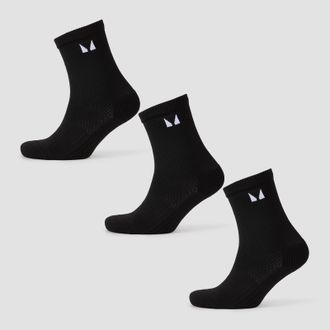MyProtein Calcetines para correr de MP (paquete de 3 pares) - Negro - UK 2-5