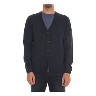 HUGO BOSS Heren, Truien, Blauw, Maat: 3XL Wol