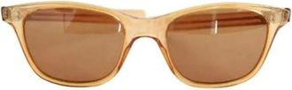 Saint Laurent Pre-owned Accessories, female, Orange, Size: ONE SIZE Pre-owned 140 Sunglasses