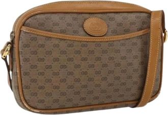 Gucci Pre-owned Cross Body Bags, female, Brown, Size: ONE SIZE Pre-owned Vintage Shoulder Bag